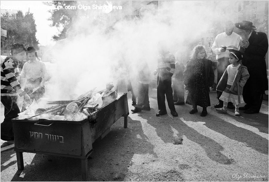 People, Person, Human, Smoke, Bbq, Food, Outdoors