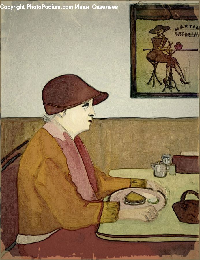Art, Modern Art, Flyer, Poster, Coat, Overcoat, Autograph