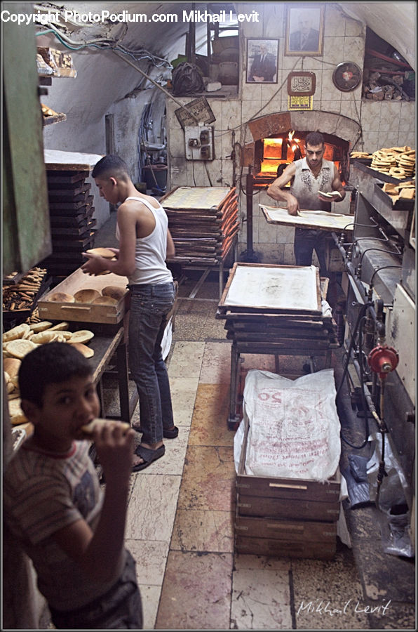 Human, People, Person, Lathe, Machine, Factory, Bench