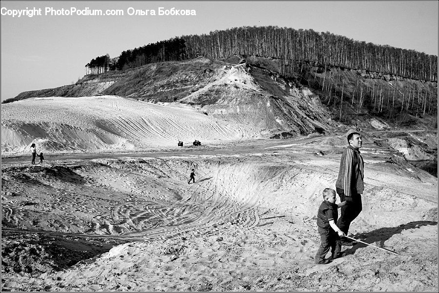 People, Person, Human, Worker, Outdoors, Sand, Soil