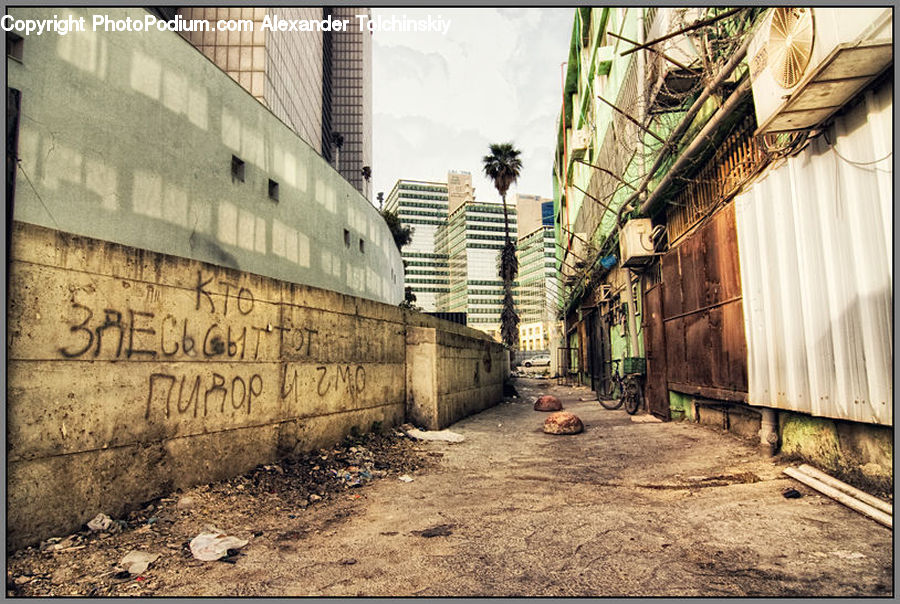 Alley, Alleyway, Road, Street, Town, Dirt Road, Gravel