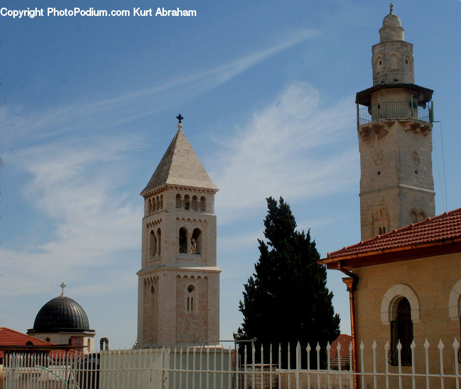 Architecture, Bell Tower, Clock Tower, Tower, Dome, Mosque, Worship