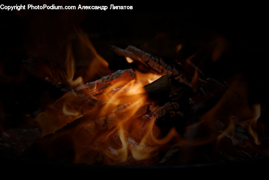 Fire, Flame, Bonfire, Campfire, Camping, Night Club, Night Life