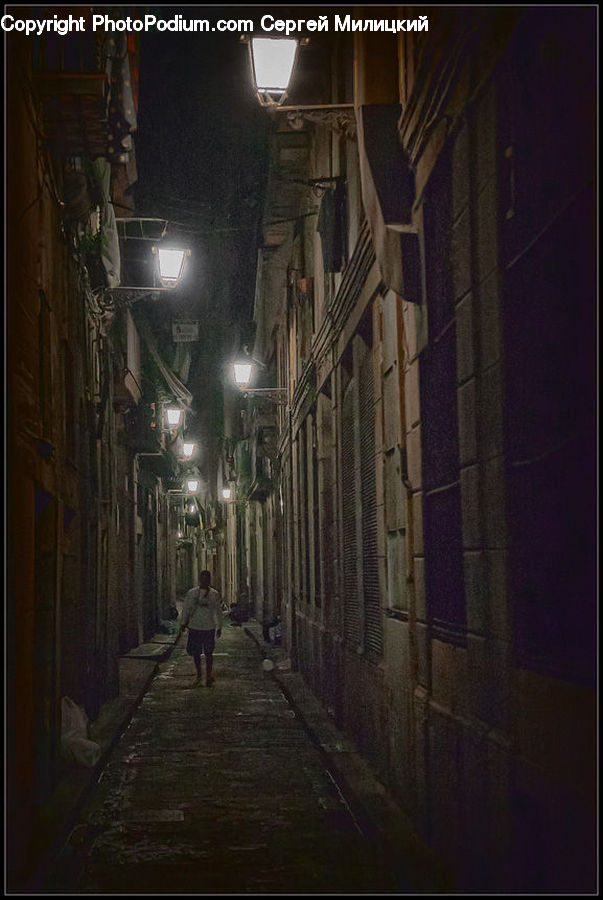 Alley, Alleyway, Road, Street, Town, Corridor, Path