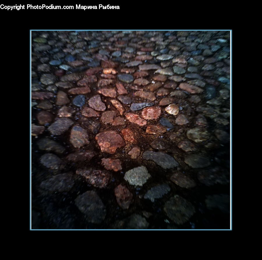Pebble, Cobblestone, Pavement, Walkway, Rock