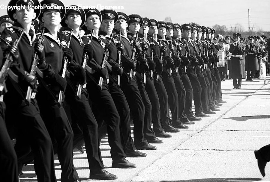 People, Person, Human, Marching, Parade, Military, Military Uniform