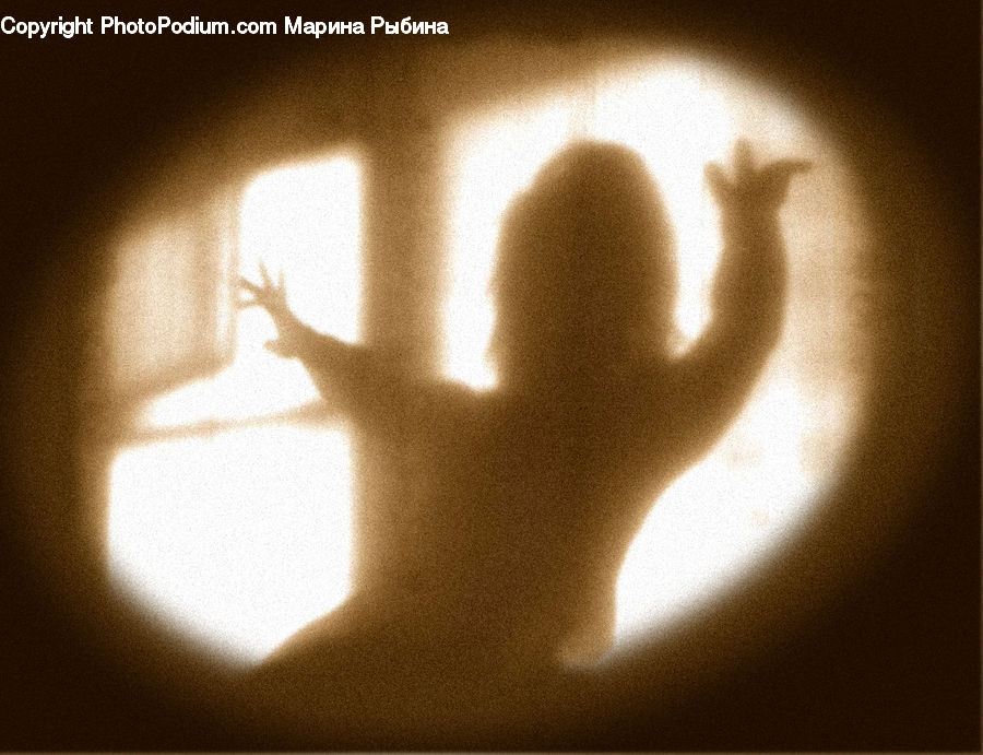 Silhouette, Face, Selfie