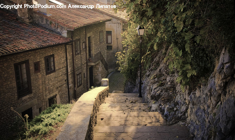 Alley, Alleyway, Road, Street, Town, Cobblestone, Pavement