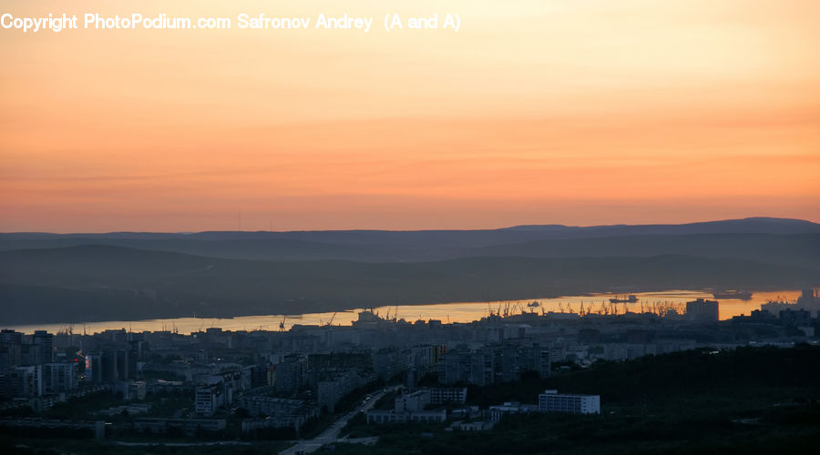 Dawn, Dusk, Red Sky, Sky, Sunrise, Sunset, Landscape