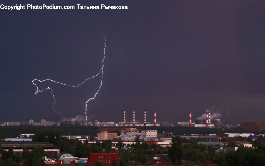 Train, Vehicle, Monorail, Railway, Light, Lightning, Weather