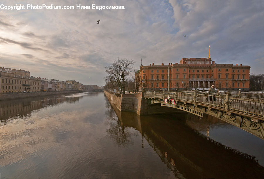 Boardwalk, Deck, Path, Sidewalk, Walkway, Bridge, Canal