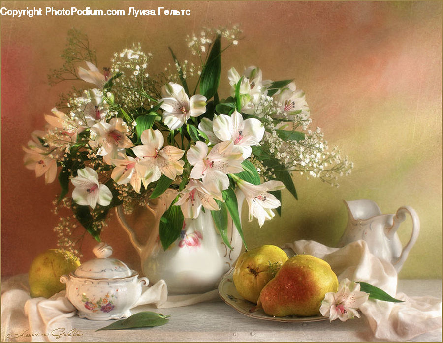 Glass, Goblet, Plant, Potted Plant, Blossom, Flora, Flower