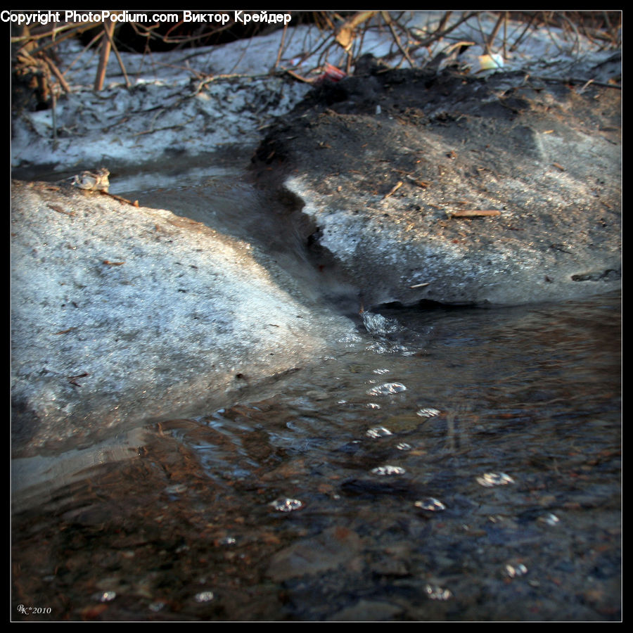 Creek, Outdoors, River, Water, Dirt Road, Gravel, Road