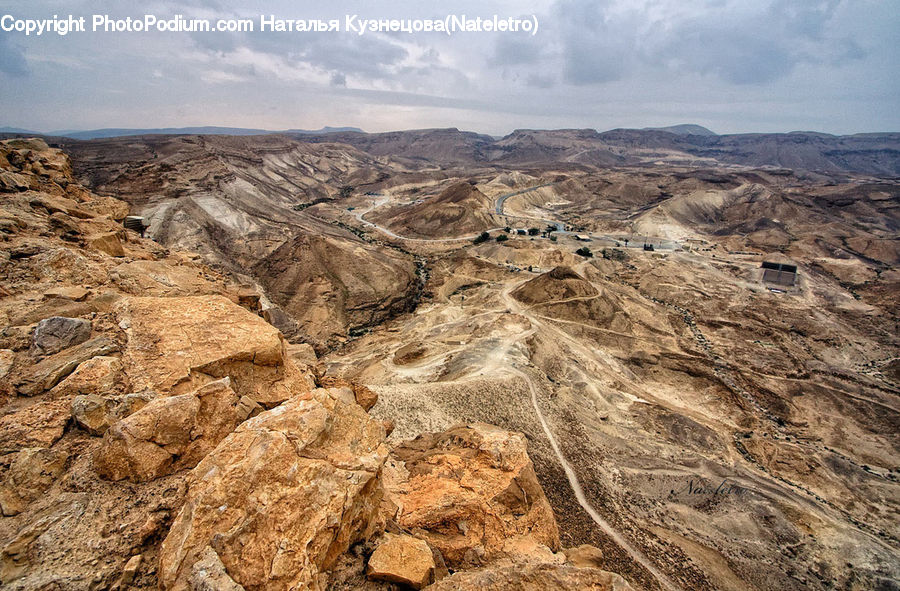 Canyon, Outdoors, Valley, Mining, Plateau, Landscape, Nature