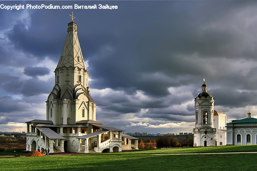 Architecture, Church, Worship, Bell Tower, Clock Tower, Tower, Mansion