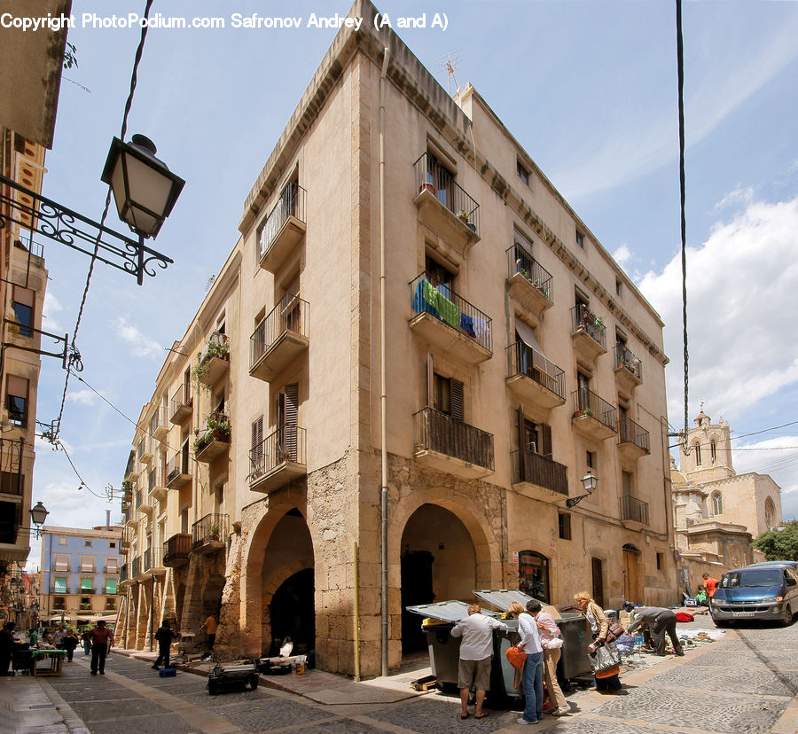 Building, Housing, Road, Street, Town, Apartment Building, High Rise