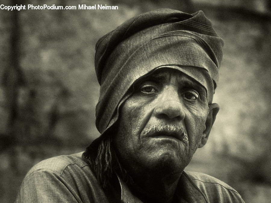 Person, Portrait, Selfie, Face, Hat, Headband, Turban