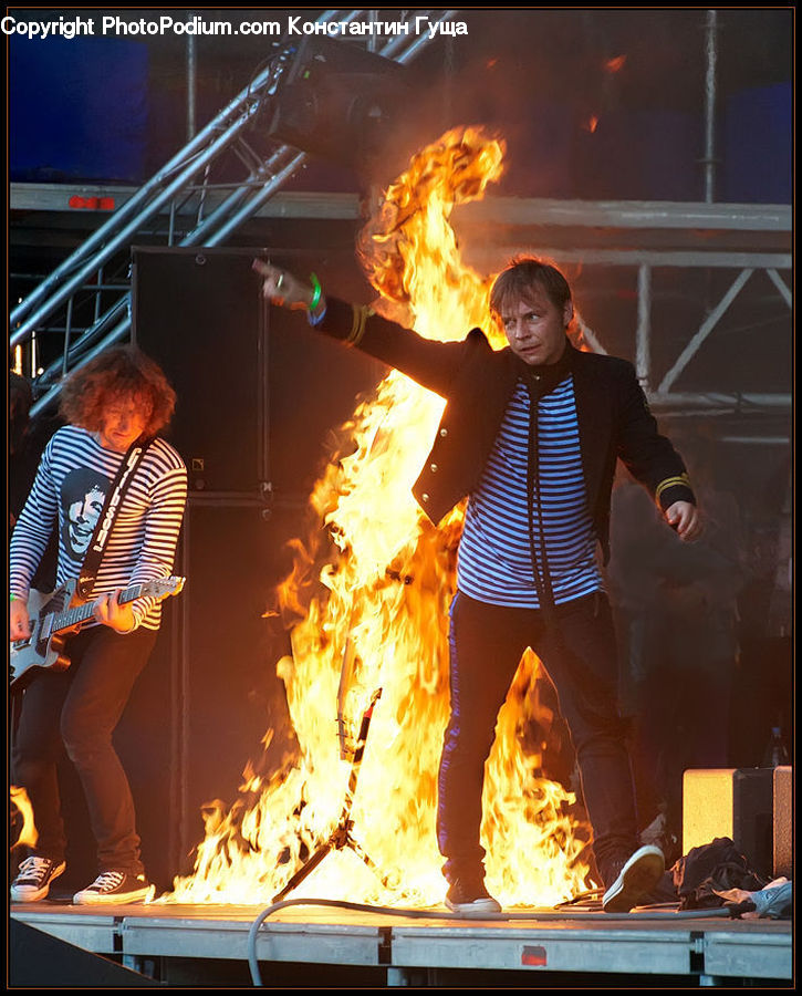 Human, People, Person, Fire, Flame, Bonfire, Campfire