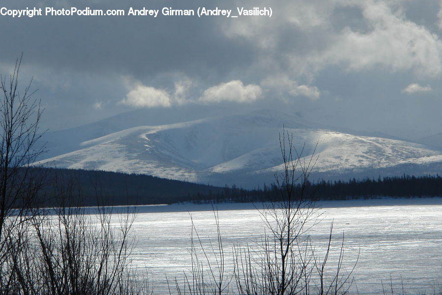Arctic, Glacier, Ice, Mountain, Outdoors, Snow, Mountain Range