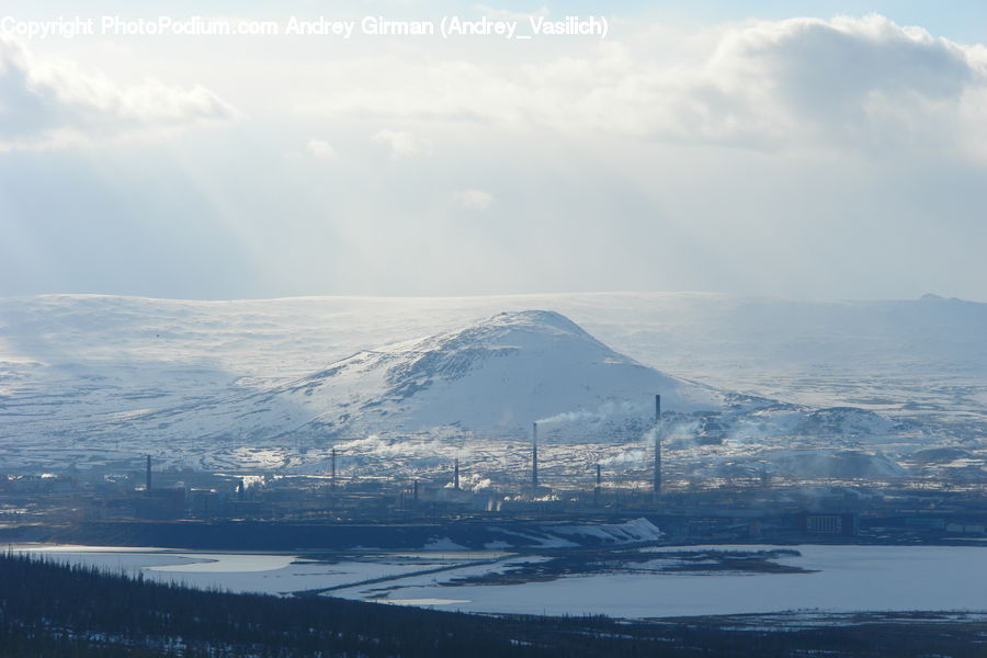 Arctic, Glacier, Ice, Mountain, Outdoors, Snow, Mountain Range
