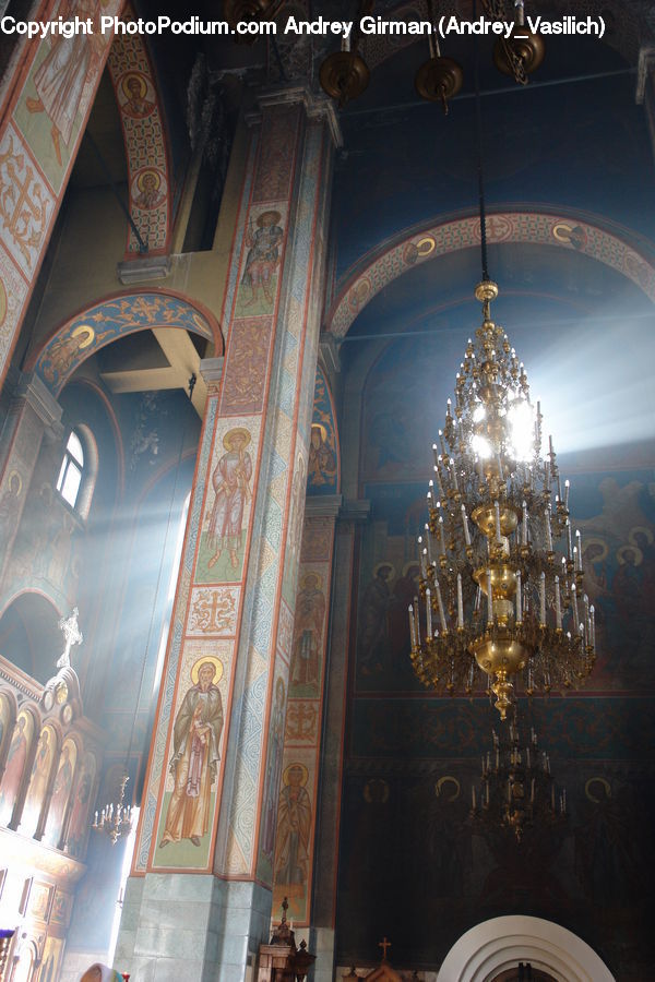 Architecture, Church, Worship, Column, Pillar, Dining Room, Indoors