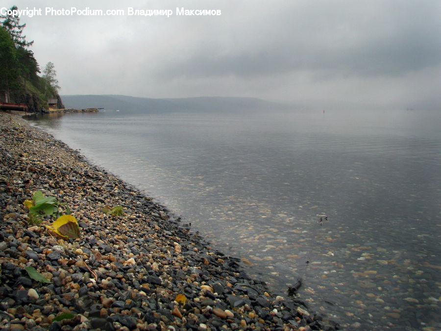 Pebble, Coast, Outdoors, Sea, Water, Ground, Soil