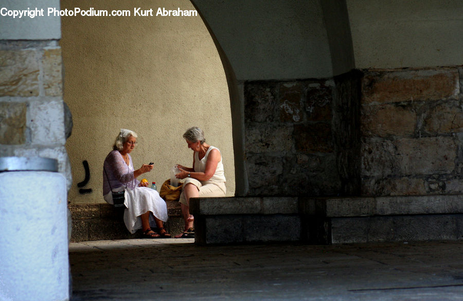People, Person, Human, Hearth, Bench, Crypt, Art
