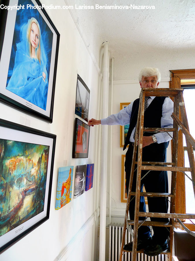 Art, Painting, Collage, Poster, Art Gallery, Indoors, Interior Design