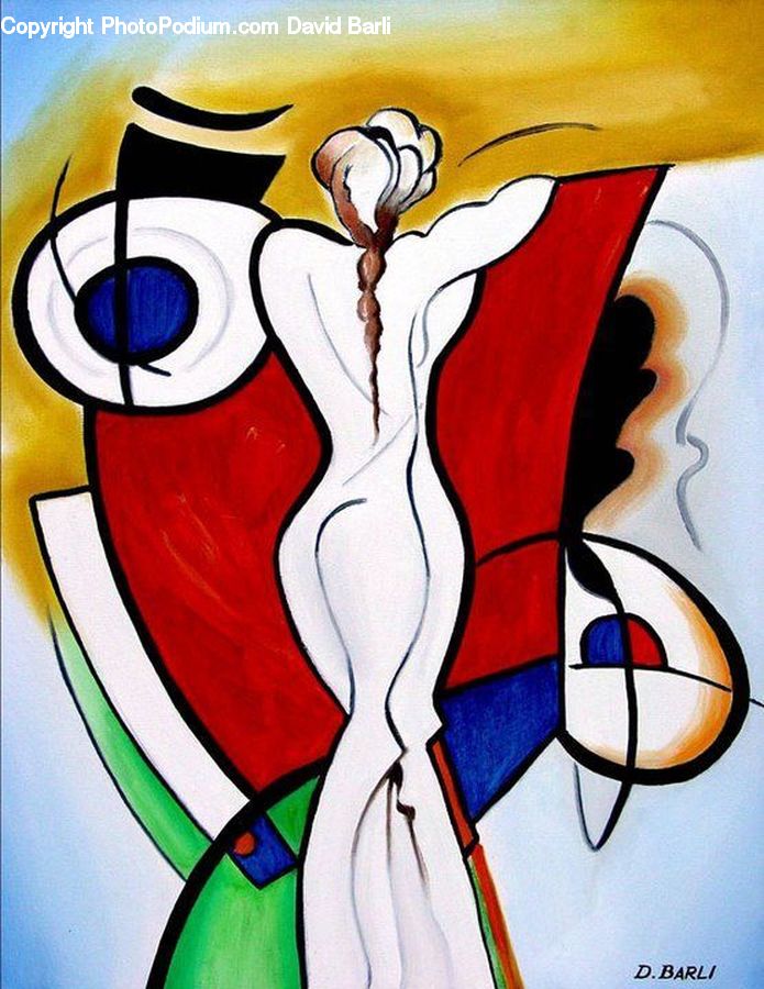Necktie, Tie, Flyer, Poster, Art, Modern Art, Drawing