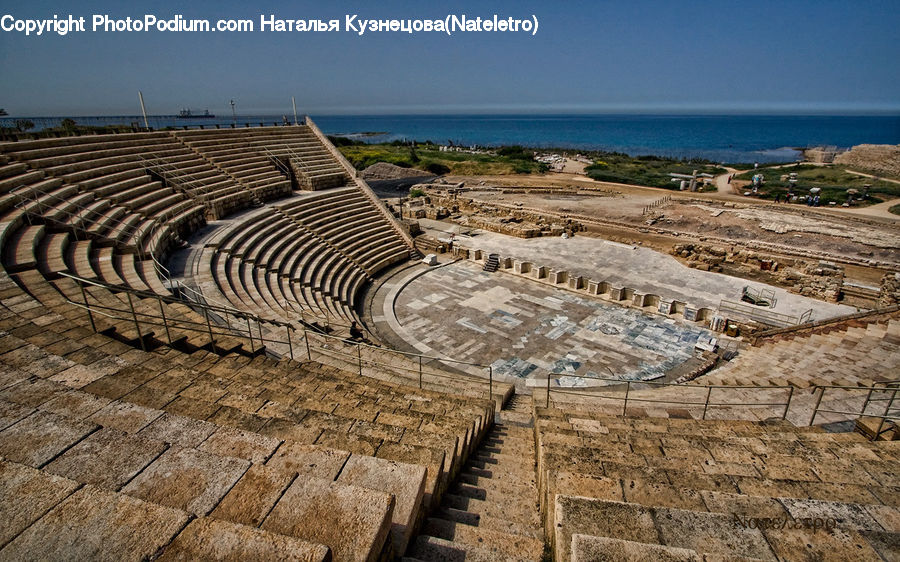 Amphitheater, Amphitheatre, Architecture, Arena