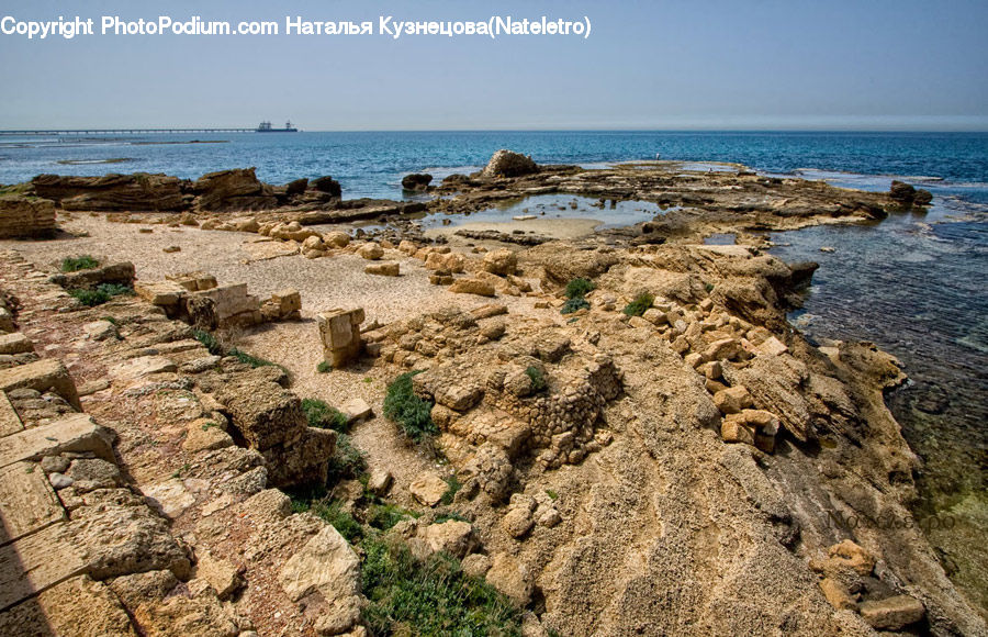 Coast, Outdoors, Sea, Water, Rock, Beach, Promontory