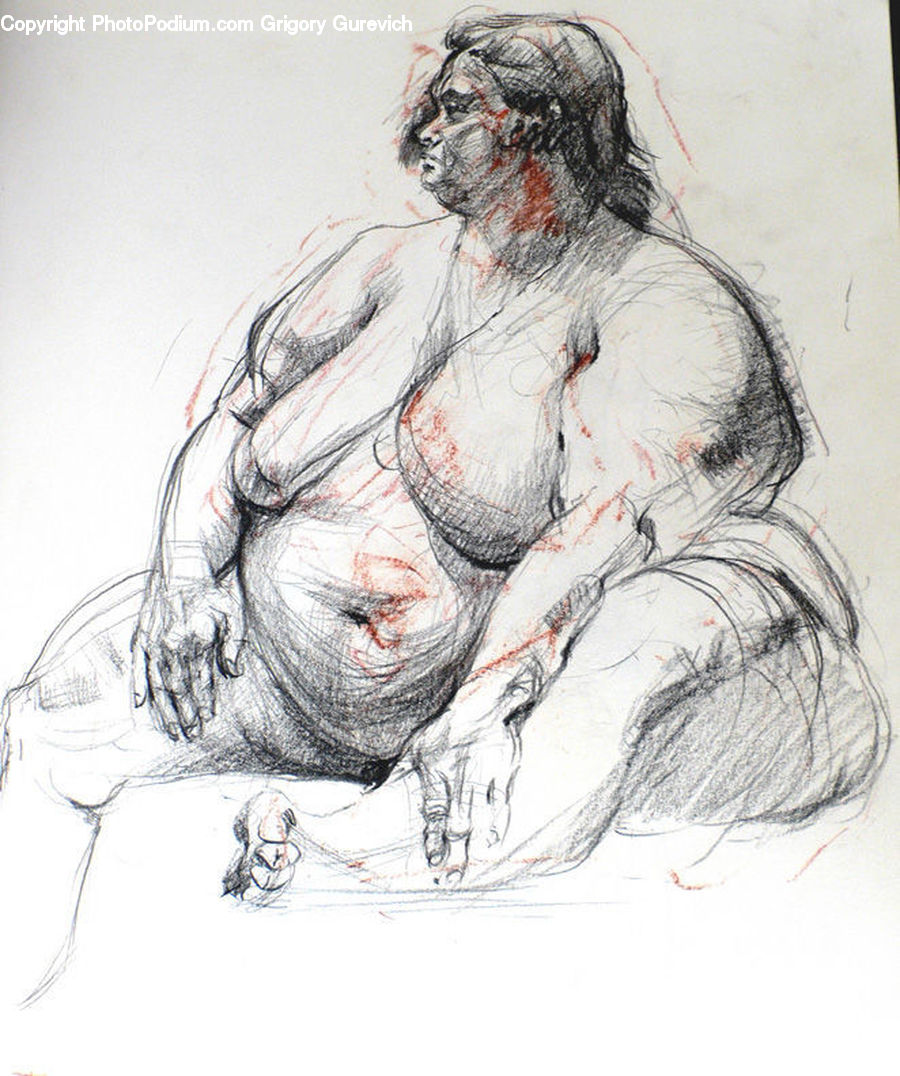 People, Person, Human, Art, Drawing, Sketch