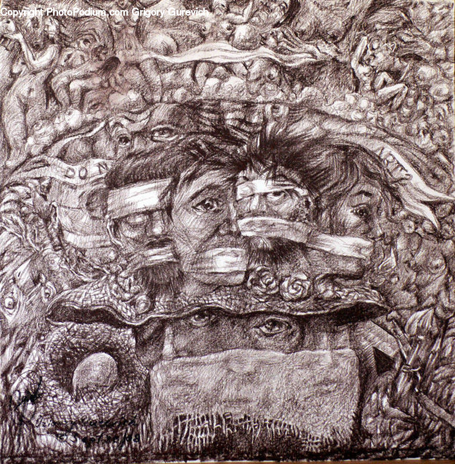 Art, Drawing, Doodle, Modern Art