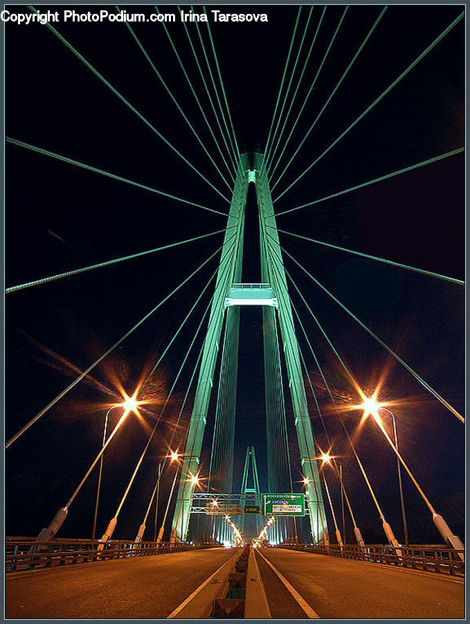 Bridge, City, Downtown