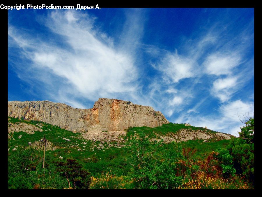 Outdoors, Plateau, Azure Sky, Cloud, Sky, Landscape, Nature