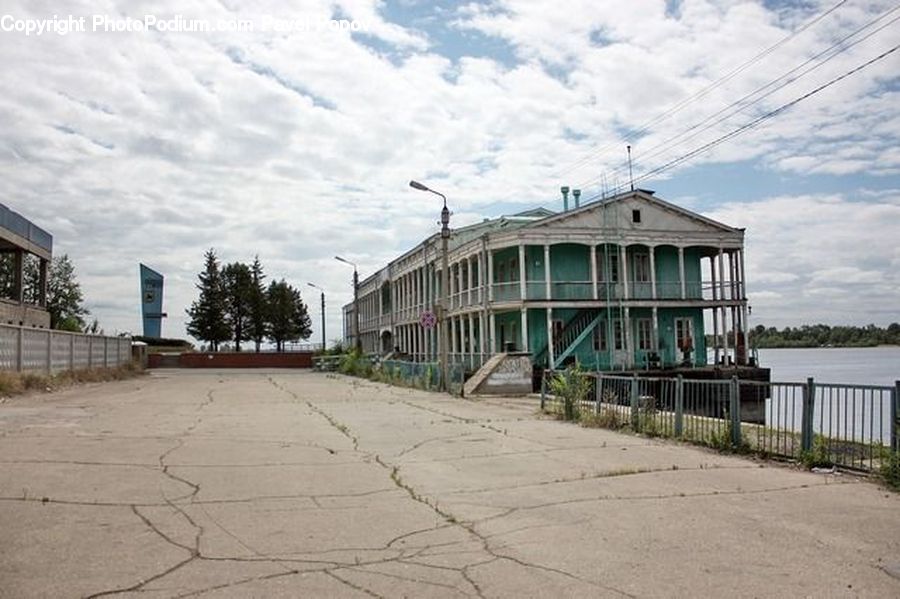 Dock, Pier, Building, Housing, Villa, Boardwalk, Path
