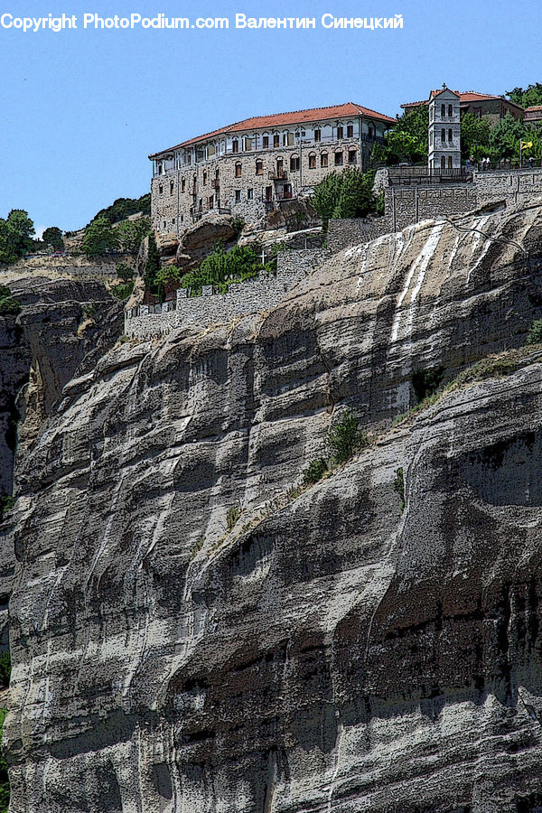 Castle, Fort, Ruins, Architecture, Housing, Monastery
