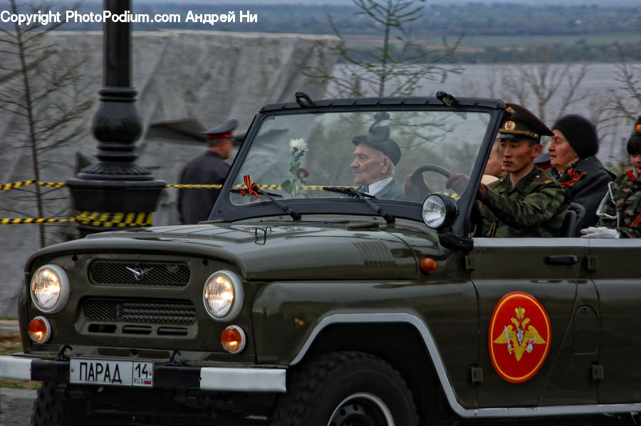 People, Person, Human, Team, Troop, Car, Jeep