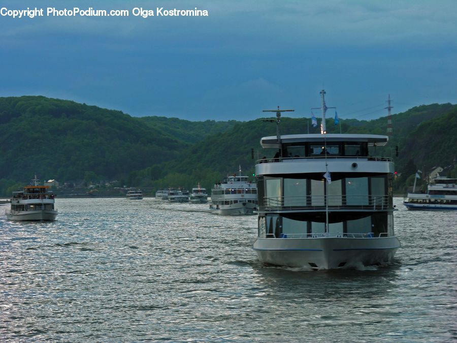 Cruise Ship, Ferry, Freighter, Ship, Tanker, Vessel, Steamer
