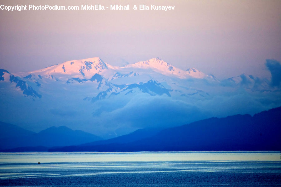 Arctic, Glacier, Ice, Mountain, Outdoors, Snow, Mountain Range