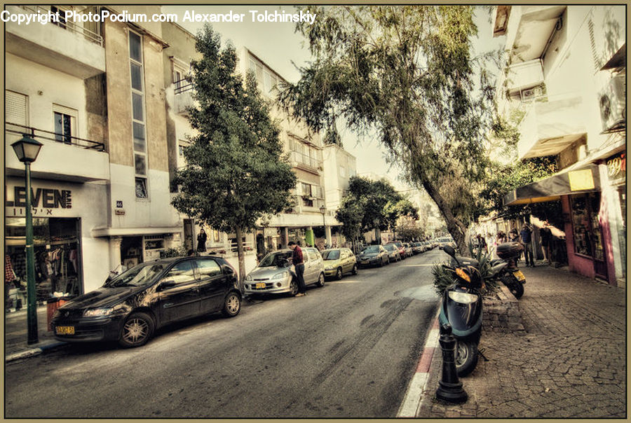 Motor, Motorcycle, Vehicle, Collage, Poster, Road, Street