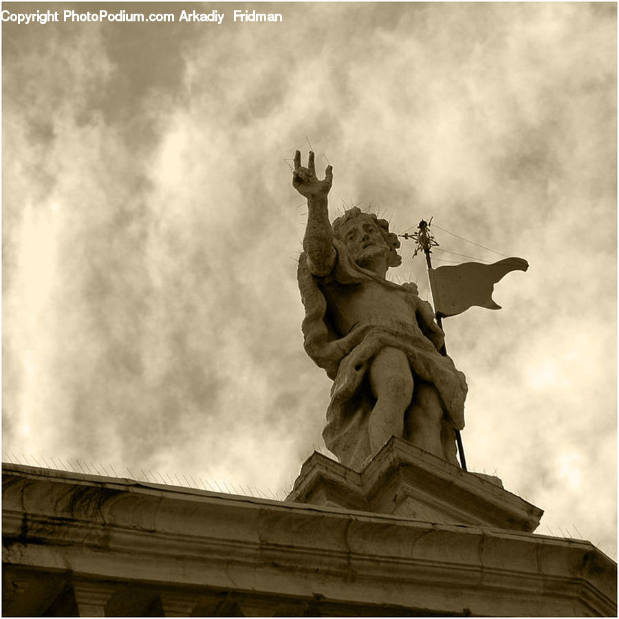 People, Person, Human, Art, Sculpture, Statue, Gargoyle