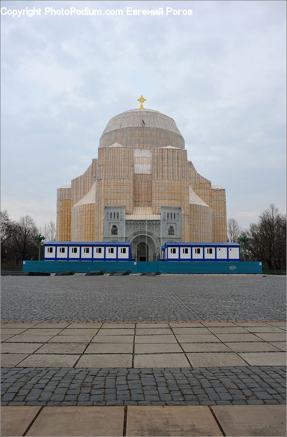 Architecture, Dome, Observatory, Planetarium, Building, Office Building, City