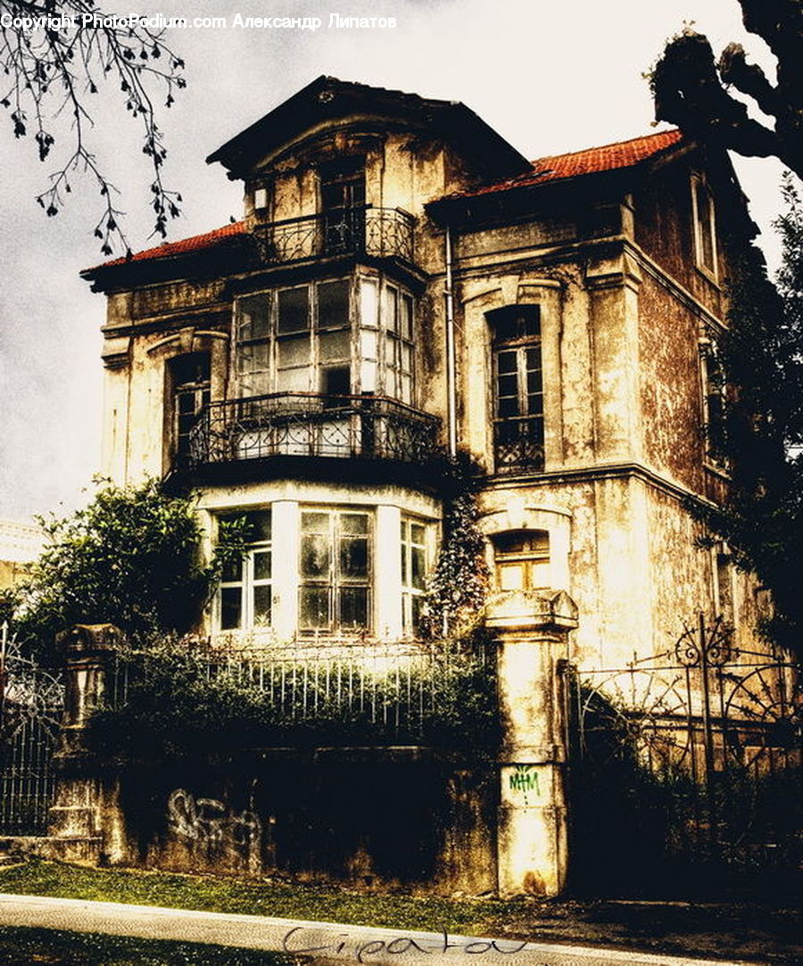 Architecture, Mansion, Art, Sculpture, Statue, Castle, Fort