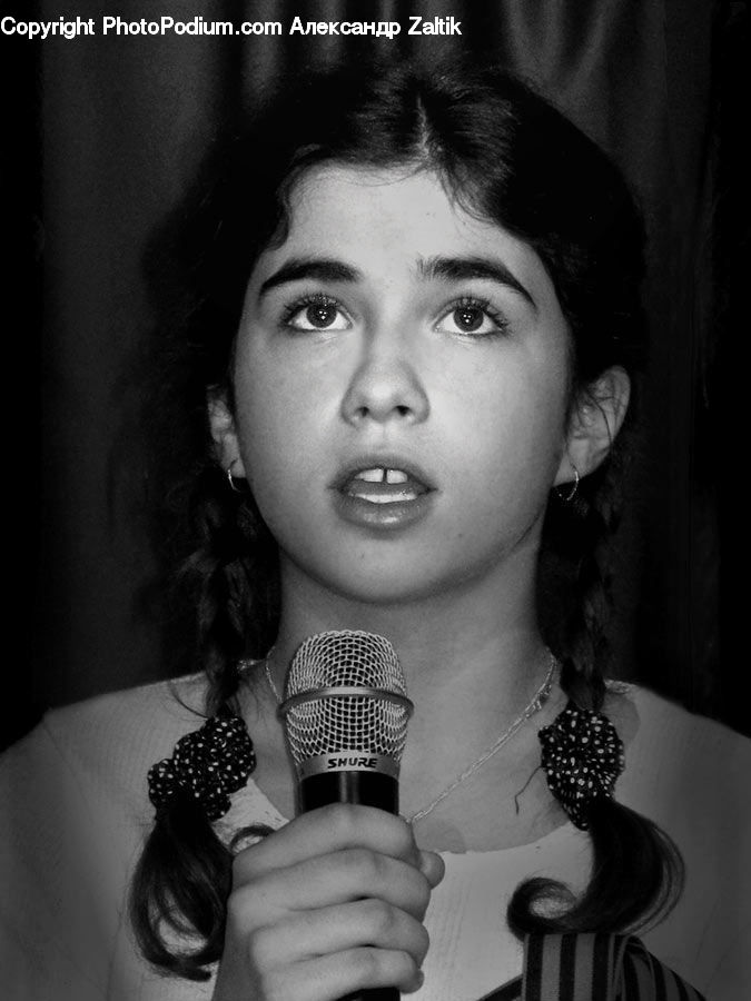 People, Person, Human, Microphone, Portrait, Female