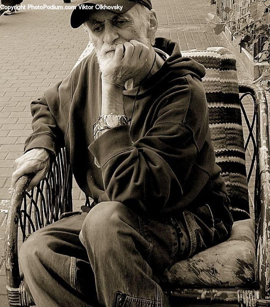People, Person, Human, Chair, Furniture, Bench, Portrait