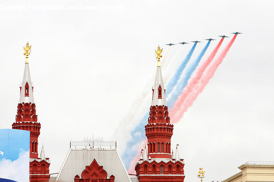 Constriction Crane, Architecture, Spire, Steeple, Tower, Bell Tower, Clock Tower