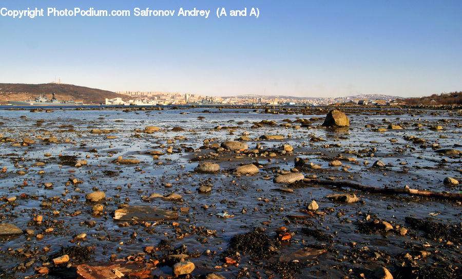 Pebble, Pavement, Coast, Outdoors, Sea, Water, Beach