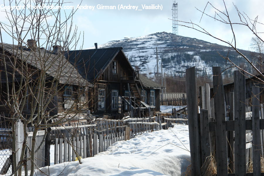 Building, Cottage, Housing, Ice, Outdoors, Snow, Cabin