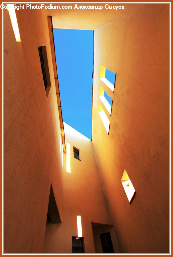 Architecture, Housing, Skylight, Window, Building, Indoors, Interior Design